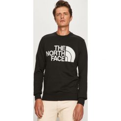 The North Face - Bluza. Czarne bluzy męskie The North Face, s, z nadrukiem, z bawełny, z okrągłym kołnierzem, bez rękawów, bez kaptura. Za 249,90 zł.