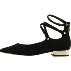 Baleriny damskie lakierowane: ALDO MARIETA Baleriny z cholewką black