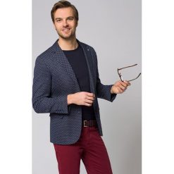Marynarka Granatowa Lucia. Marynarki męskie LANCERTO, na lato, m, bez wzorów, z bawełny. W wyprzedaży za 499,90 zł.