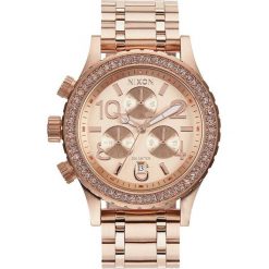 Zegarki damskie: Zegarek damski All Rose Gold Nixon 38-20 Chrono A4041897