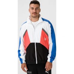 Puma Tailored For Sport Kurtka Niebieski Biały. Niebieskie płaszcze męskie Puma, xl, bez wzorów, z poliesteru, sportowe. Za 378,95 zł.