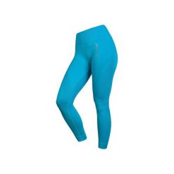LEGGINSY BEZSZWOWE LAGOON. Niebieskie legginsy damskie Feelj!, m, bez wzorów, z satyny, biznesowe. Za 149,00 zł.