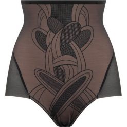Figi klasyczne z wysokim stanem Triumph Summer Sheer 10202491. Czarne figi damskie Triumph, s, bez wzorów, z elastanu. Za 189,00 zł.