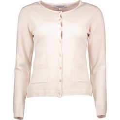 Kardigan w kolorze kremowym. Białe kardigany damskie marki Cashmere & Jackets, s, bez wzorów, z kaszmiru, bez rękawów, bez kaptura. W wyprzedaży za 150,95 zł.