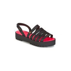 Sandały Melissa CREATIVES FLAT SP AD. Czarne sandały damskie Melissa, bez wzorów, bez obcasa, bez zapięcia. Za 359,20 zł.