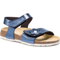 Sandały SUPERFIT - 4-00118-80 S Blau. Niebieskie sandały dziewczęce Superfit, z materiału. W wyprzedaży za 149,00 zł.