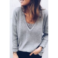 Bluzka damska GRETA GREY. Szare bluzki damskie Bluzka damska GRETA GREY, s, bez wzorów, bez kołnierzyka, bez rękawów. W wyprzedaży za 69,00 zł.