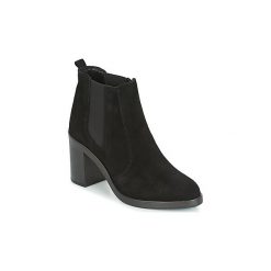 Botki KG by Kurt Geiger SICILY-BLACK. Czarne botki damskie marki KG by Kurt Geiger, bez obcasa, bez zapięcia. Za 495,20 zł.