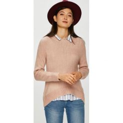Only - Sweter. Różowe swetry damskie ONLY, s, bez wzorów, z elastanu, z krótkim rękawem, krótkie, bez kaptura. W wyprzedaży za 79,90 zł.