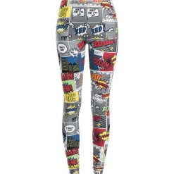 Legginsy we wzory: RED by EMP Splash Page Legginsy wielokolorowy