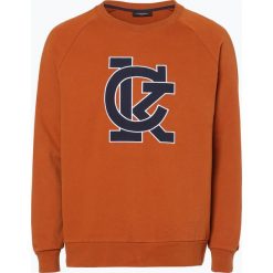 Bluzy męskie: Calvin Klein - Męska bluza nierozpinana, brązowy
