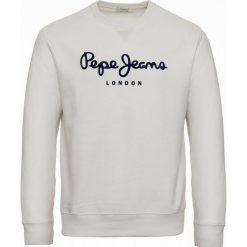 Pepe Jeans bluza męska Albert L, kremowy. Białe bluzy męskie Pepe Jeans, m, z nadrukiem, z bawełny, eleganckie, bez kołnierzyka, bez rękawów, bez kaptura. Za 339,00 zł.