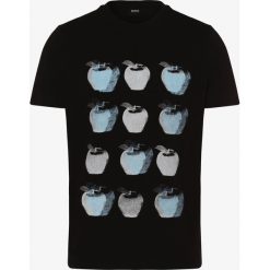 BOSS Casual - T-shirt męski – TApple, czarny. Czarne t-shirty męskie BOSS Casual, s, z nadrukiem, casualowe, bez kołnierzyka. Za 139,95 zł.