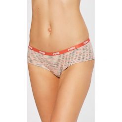 Puma - Figi (2-pack). Pomarańczowe majtki damskie Puma, xs, bez wzorów, z elastanu. W wyprzedaży za 49,90 zł.
