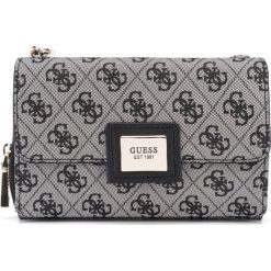Guess Candace Cross body bag Czarny. Czarne torebki klasyczne damskie Guess, w paski, z materiału, bez dodatków. Za 416,95 zł.