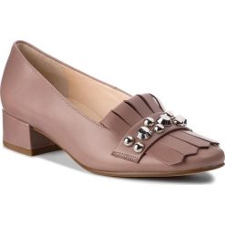 Półbuty HÖGL - 6-103523 Mauve 8400. Pomarańczowe półbuty damskie HÖGL, na co dzień, bez wzorów, ze skóry, bez obcasa, na płaskiej podeszwie, bez zapięcia. W wyprzedaży za 419,00 zł.