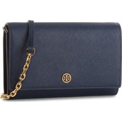 Torebka TORY BURCH - Chain Wallet 45257 Royal Navy 403. Niebieskie torebki klasyczne damskie marki Tory Burch, ze skóry. Za 1259,00 zł.