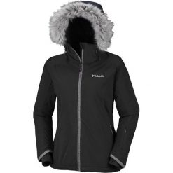 COLUMBIA kurtka narciarska damska Alpine Slide Jacket Black L. Czarne kurtki sportowe damskie Columbia, l, bez wzorów, bez kaptura, narciarskie. Za 819,00 zł.