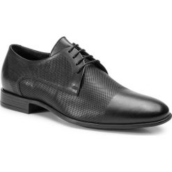 Półbuty GINO ROSSI - Chiasso MPU228-166-5J00-9900-0 99. Czarne buty wizytowe męskie Gino Rossi, bez wzorów, ze skóry, eleganckie, bez zapięcia. W wyprzedaży za 219,00 zł.