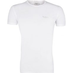 T-Shirt Pepe Jeans Original Basic White. Białe t-shirty męskie Pepe Jeans, m, bez wzorów, z jeansu, klasyczne, z klasycznym kołnierzykiem. Za 79,00 zł.