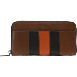 Portfele męskie: Coach MODERN VARSITYSTRIPE ACCORDION Portfel dark saddle/black