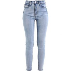Lost Ink SUPER HIGH WAIST SKINNY CASPIA Jeans Skinny Fit blue. Niebieskie rurki damskie marki Lost Ink, z podwyższonym stanem. Za 179,00 zł.