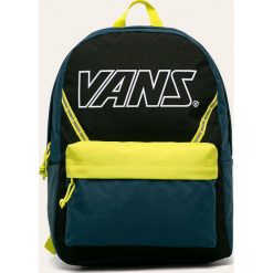 Vans - Plecak. Niebieskie plecaki męskie Vans, z nadrukiem, z poliesteru. W wyprzedaży za 189,90 zł.