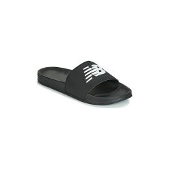 Klapki New Balance SMF200. Czarne klapki damskie New Balance, bez wzorów, bez obcasa. Za 125,24 zł.