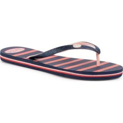 Japonki PEPE JEANS - Rake Esme PLS70068 Navy 595. Niebieskie klapki damskie Pepe Jeans, bez wzorów, z jeansu, bez obcasa. W wyprzedaży za 69,00 zł.