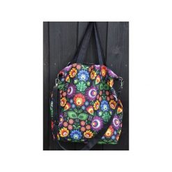 TORBA HOBO XXL - PRINT ŁOWICKI. Torebki klasyczne damskie Pracownia 166, w paski, z tkaniny, bez dodatków. Za 148,57 zł.