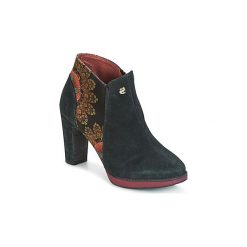 Botki Desigual ELECTRA ESSENTIALS. Szare botki damskie marki Desigual, l, z tkaniny, casualowe, z długim rękawem. Za 369,85 zł.