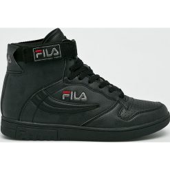 Fila - Buty Fx100 Mid. Czarne buty sportowe męskie Fila, ze skóry, na sznurówki. W wyprzedaży za 269,90 zł.