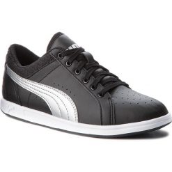 Sneakersy PUMA - Ikaz Lo V2 363711 07 Puma Black/Puma Silver. Czarne półbuty damskie Puma, ze skóry ekologicznej. W wyprzedaży za 159,99 zł.