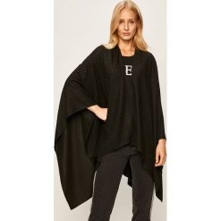 Morgan - Poncho. Czarne kurtki damskie Morgan, uniwersalny, z aplikacjami, z poliesteru, bez kaptura. Za 249,90 zł.