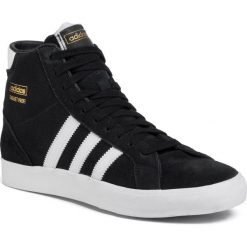 Buty adidas - Basket Profi FW3100 Cblack/Ftwwht/Goldmt. Czarne sneakersy męskie Adidas, bez zapięcia. Za 329,00 zł.