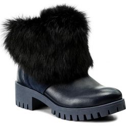Botki EVA MINGE - Eloisa 2C 17MJ1372189EF 607. Niebieskie botki damskie zamszowe marki Eva Minge. W wyprzedaży za 289,00 zł.