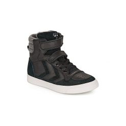 Buty Dziecko Hummel STADIL WINTER HIGH JR. Czarne trampki dziewczęce Hummel, bez wzorów, bez zapięcia. Za 399,00 zł.