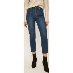 Only - Jeansy Emily. Niebieskie jeansy damskie ONLY, z podwyższonym stanem. W wyprzedaży za 119,90 zł.