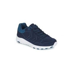 Buty Hummel 3-S SUEDE. Niebieskie trampki i tenisówki damskie Hummel, bez wzorów, bez zapięcia. Za 239,40 zł.