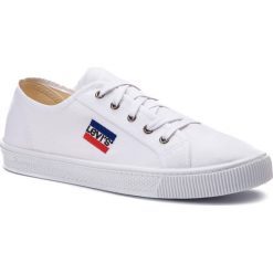 Tenisówki LEVI'S - 228718-733-50 Brillant White. Białe półbuty męskie Levi's®, bez wzorów, z gumy, klasyczne, bez zapięcia. Za 189,00 zł.
