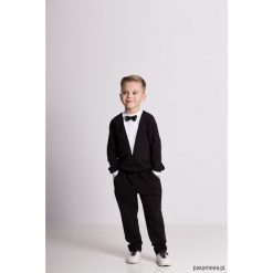 Bluzy chłopięce: Bluza dresowa ala marynarka czarna