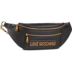 Saszetka nerka LOVE MOSCHINO - JC4070PP1BLK0000 Nero. Czarne nerki damskie Love Moschino, bez wzorów, ze skóry ekologicznej, młodzieżowe, bez dodatków. Za 729,00 zł.