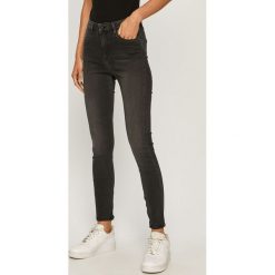 Pepe Jeans - Jeansy Cher High. Szare jeansy damskie Pepe Jeans, z podwyższonym stanem. W wyprzedaży za 319,90 zł.