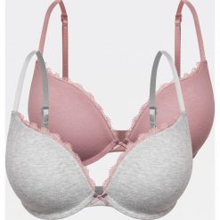 Biustonosz 2 pack - Jasny szary. Szare biustonosze Reserved. W wyprzedaży za 39,99 zł.