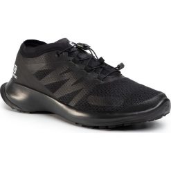 Buty SALOMON - Sense Flow 409643 29 W0 Black/Black/Black. Czarne buty sportowe męskie Salomon, z tworzywa sztucznego, bez zapięcia, do biegania. Za 479,00 zł.