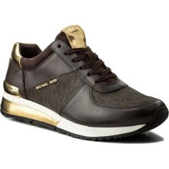 Sneakersy MICHAEL Michael Kors Allie Wrap Trainer 43R6ALFP2B. Pomarańczowe półbuty damskie MICHAEL Michael Kors, bez wzorów, bez obcasa, bez zapięcia. Za 689,00 zł.