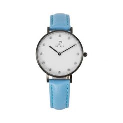 Zegarek JP Gatsby Zegarek damski Aurora Black White / Blue JPG5010 uniwersalny. Czerwone zegarki damskie JP Gatsby. Za 323,10 zł.