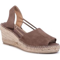 Espadryle TONI PONS - Tibet-A Taupe. Pomarańczowe espadryle damskie Toni Pons, bez wzorów, ze skóry, bez obcasa, na obcasie. Za 229,00 zł.