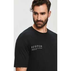 Scotch & Soda - T-shirt. Czarne t-shirty męskie Scotch & Soda, s, z nadrukiem, z bawełny, z okrągłym kołnierzem. Za 169,90 zł.