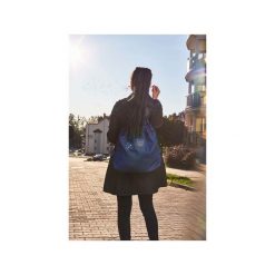 2W1 TOREBKA POUCH/PLECAK WOREK CZARNY. Czarne torebki worki damskie Maryhol, z haftami, z materiału, z haftem. Za 127,50 zł.